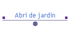 Abri de jardin