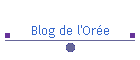 Blog de l'Ore